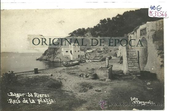 Postcards: (PS-31566)POSTAL DE FOTOGRAFICA DE BAGUR-SA RIERA.RECO DE LA PLATJA.V.FARGNOLI
