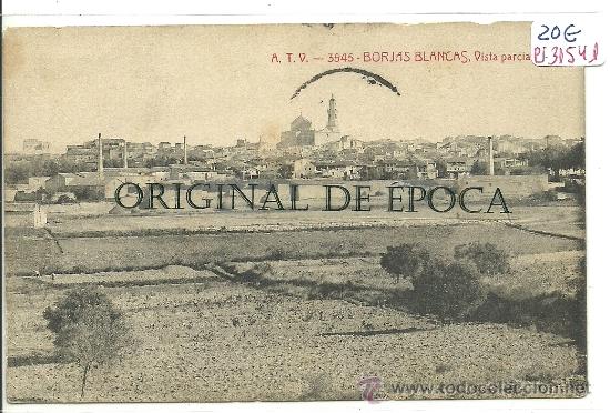Postkarten: (PS-31541)POSTAL DE BORJAS BLANCAS-VISTA PARCIAL