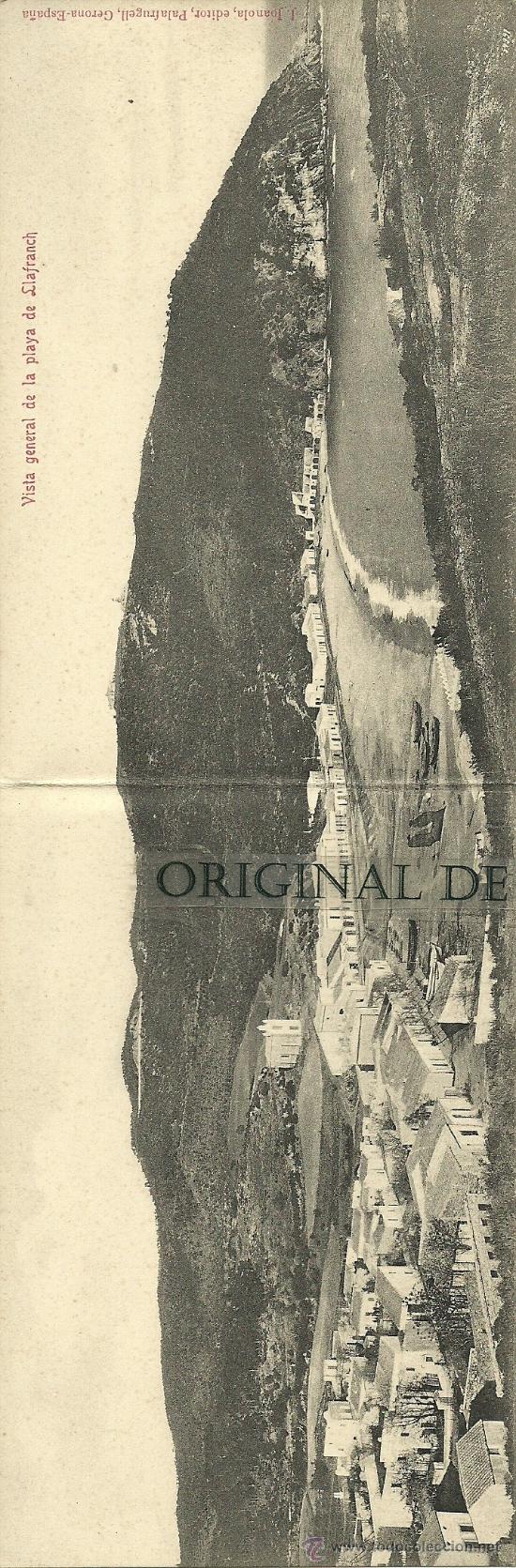 Postkarten: (PS-31821)POSTAL DOBLE DE LLAFRANCH-VISTA GENERAL DE LA PLAYA