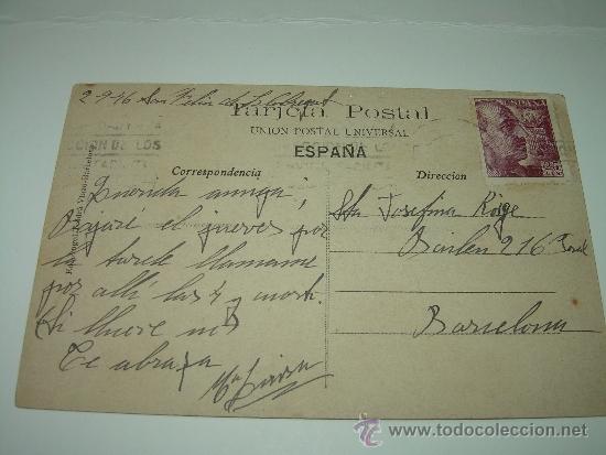 Postales: ANTIGUA POSTAL.....SITGES...GARRAF. - Foto 3