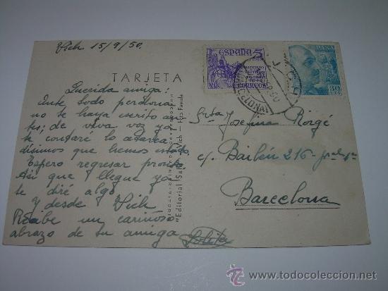 Postales: ANTIGUA POSTAL........VICH - Foto 2