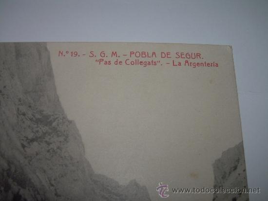 Postales: ANTIGUA POSTAL................POBLA DE SEGUR. - Foto 2