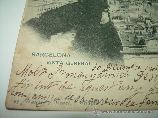 Postales: ANTIGUA POSTAL.......BARCELONA. - Foto 2