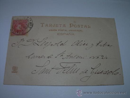Postales: ANTIGUA POSTAL.......BARCELONA. - Foto 3