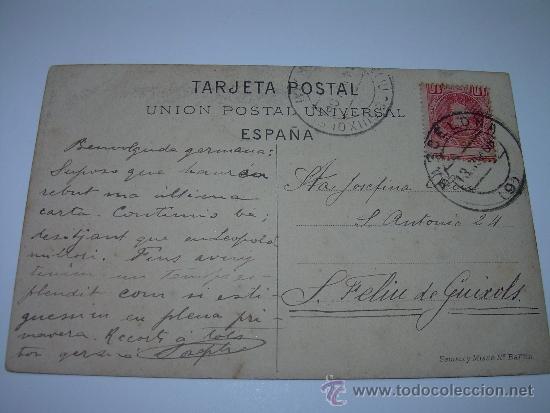 Postales: ANTIGUA POSTAL.......BARCELONA. - Foto 3