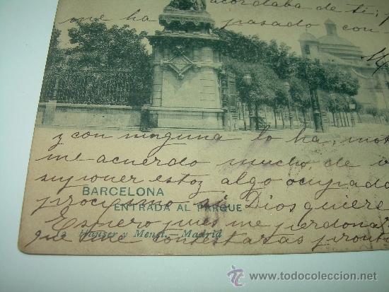 Postales: ANTIGUA POSTAL.......BARCELONA. - Foto 2
