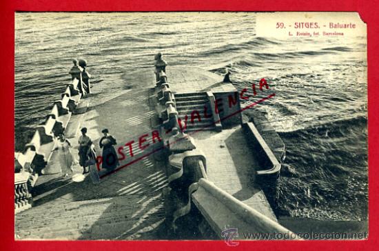 Postales: POSTAL SITGES, BARCELONA, BALUARTE,   P76055 - Foto 1