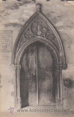Postais: Estany, portal gotico del ala norte, editor: Roisin n&ordm; 3