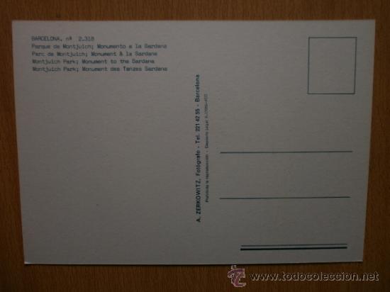 Postales: BARCELONA. - Foto 2