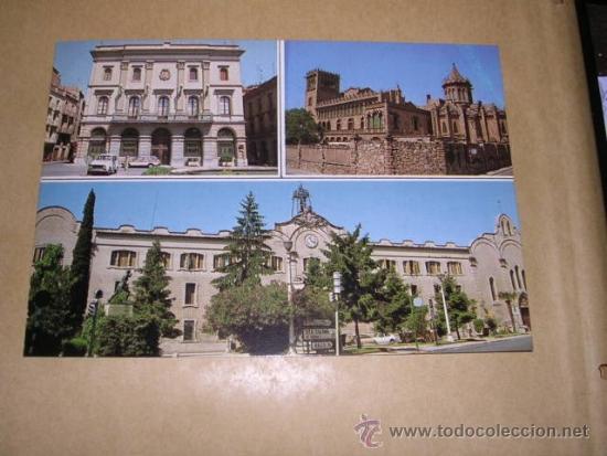Postales: IGUALADA (ANOIA ) EDIFICIS DINTERES  ,UNIGRAFIC 1985 - 15X10 CM. - Foto 1