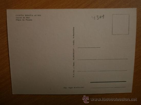 Postales: COSTA BRAVA. LLORET DE MAR. - Foto 2