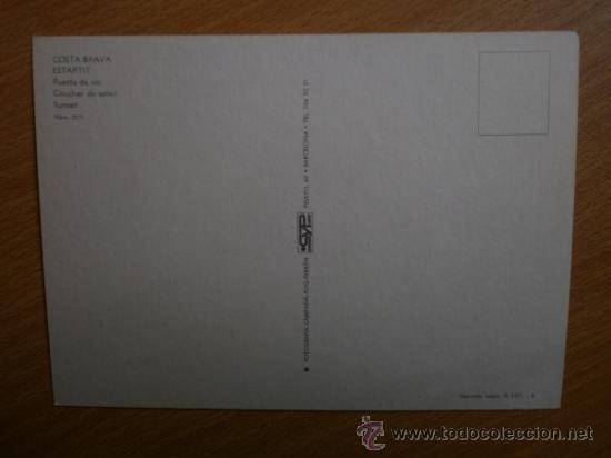 Postales: COSTA BRAVA. ESTARTIT. - Foto 2