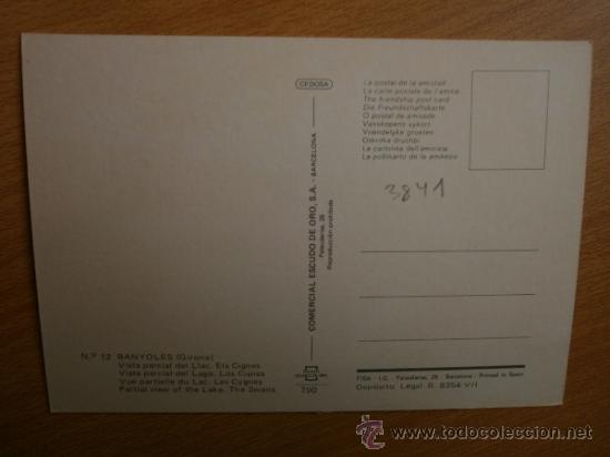 Postales: BANYOLES. - Foto 2