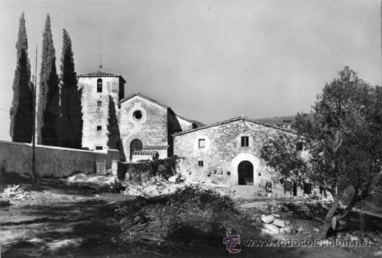 Postales: aiguafreda. iglesia de valldeneu. rocaselva - Foto 1