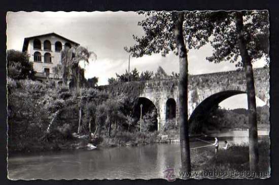 Postales: Olot. Puente de Sant Roque  . Circulada. - Foto 1
