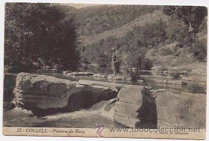 Postales: Collel, postal antigua
