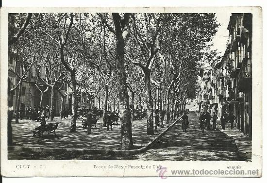 Postales: OLOT N&ordm; 30.-PASEO DE BLAY.-EDICION ARQU&Eacute;S - Foto 1
