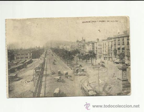 Postales: Barcelona paseo colon. - Foto 1