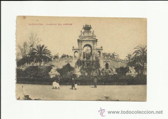 Postales: POSTAL DE BARCELONA, CASCADA DEL PARQUE. - Foto 1