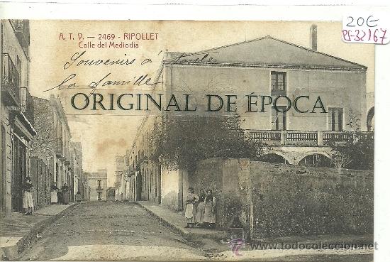 Postkarten: (PS-32167)POSTAL DE RIPOLLET-CALLE DEL MEDIODIA