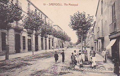 Postales: POSTAL SABADELL VIA MASSAGUE - Foto 1