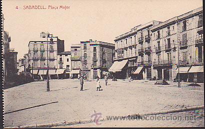 Postales: POSTAL SABADELL PLA&Ccedil;A MAJOR - Foto 1