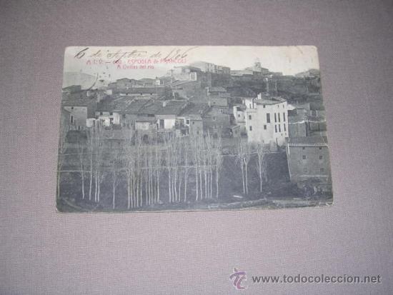 Postcards: A.T.V. 602 - ESPLUGA DE FRANCOLI ,A ORILLAS DEL RIO ,CIRCULADA 1906 - 14X9 CM. SE&Ntilde;ALES DE USO