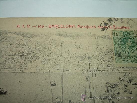 Postales: ANTIGUA POSTAL............BARCELONA. - Foto 2