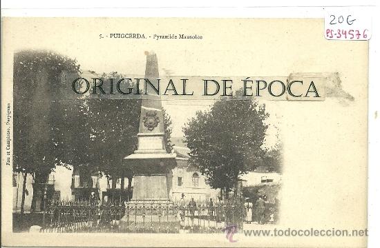 Postcards: (PS-34576)POSTAL DE PUIGCERDA-MONUMENTO