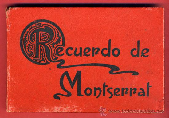 Postales: ALBUM CON 30 VISTAS RECUERDO DE MONTSERRAT, DESPLEGABLE , ANTIGUO, . ORIGINAL