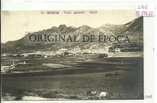 Postcards: (PS-34632)POSTAL FOTOGRAFICA DE BERGA-VISTA GENERAL