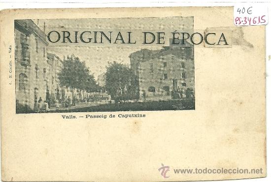 Postkarten: (PS-34615)POSTAL DE VALLS-PASSEIG DE CAPUTXINS