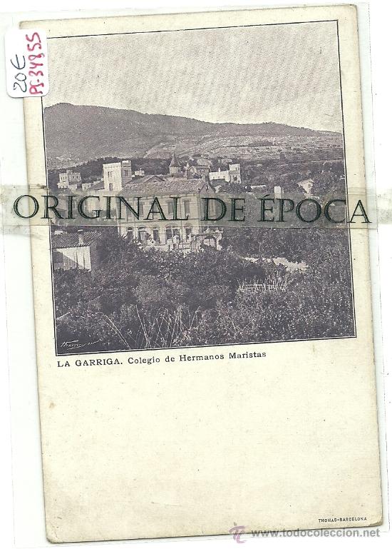Postcards: (PS-34855)POSTAL DE LA GARRIGA-COLEGIO DE LOS HERMANOS MARISTAS