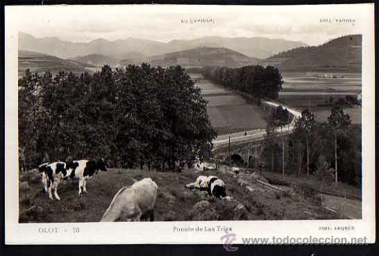 Postales: Olot 18 Puente de Las Trias. Edit Arques. - Foto 1