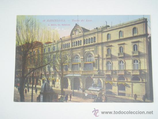 Postales: POSTAL ANTIGUA COLOREADA DE BARCELONA. - Foto 1