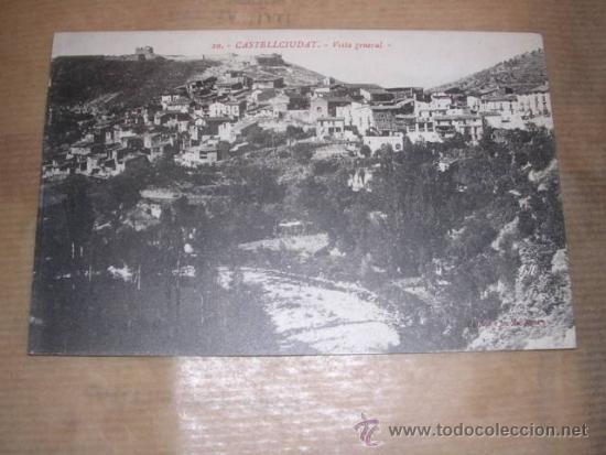 Postcards: 20 .- CASTELLCIUDAT - VISTA GENERAL EDC. LA MARAVILLA 14X9 CM.