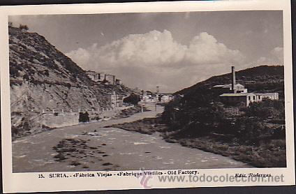 Postkarten: POSTAL FOTOGRAFICA SURIA FABRICAS VIEJAS