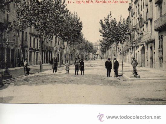 Postales: igualada. 17 rambla de san isidro. thomas - Foto 1