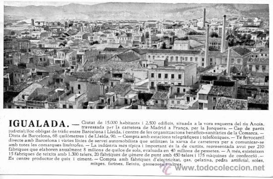 Postales: igualada. j.m. llad&oacute; - Foto 1