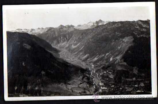 Postales: Valle de Ar&aacute;n. Valle de Tred&oacute;s desde el Pl&aacute; de Benet. No circulada. Zerkowitz.