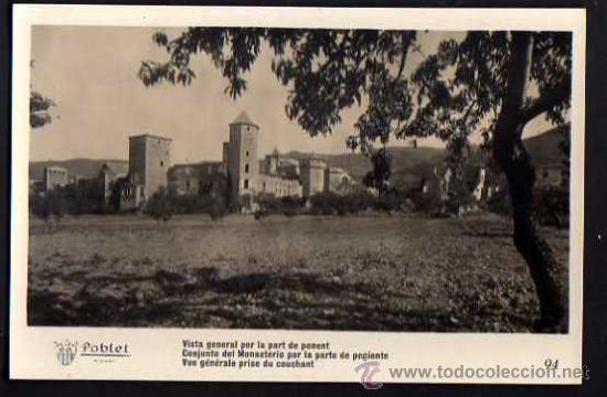 Postales: Poblet. 94. Ricard. No circulada - Foto 1