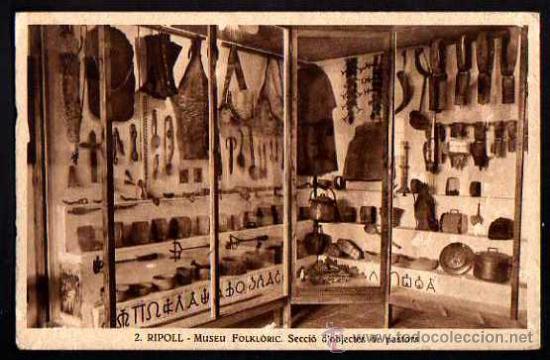 Postales: 2 Ripoll. Museu Folkl&oacute;ric. No circulada. - Foto 1