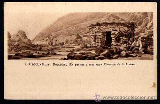 Postales: 4 Ripoll. Museu Folkl&oacute;ric. No circulada. - Foto 1