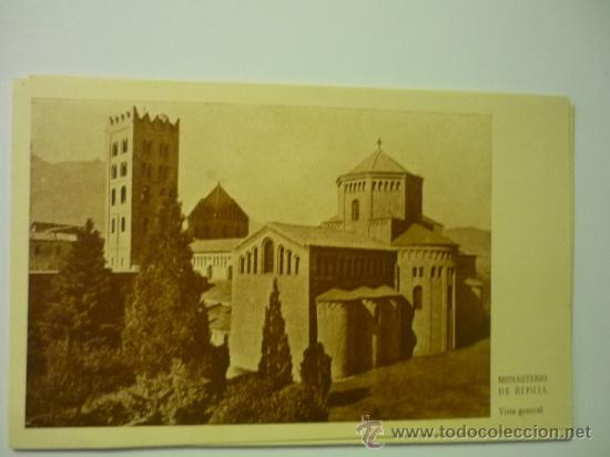 POSTAL MONASTERIO DE RIPOLL-VISTA GENERAL