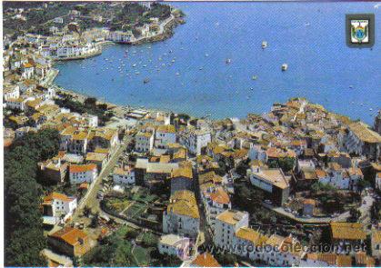 Postales: N&ordm; 27 CADAQUES. VISTA AEREA. LITERACOMIC. PEDIDO MINIMO 6&euro;.