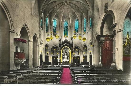 Postales: REUS.- N&ordm; 14 .-IGLESIA SAN PEDRO INTERIOR.-TALLERES ZERKOWITZ