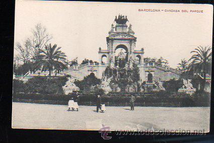 Postales: TARJETA POSTAL DE BARCELONA - CASCADA DEL PARQUE. - Foto 1
