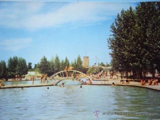 Postales: LERIDA.  N&ordm; 7.  PISCINAS MUNICIPALES.  POSTALES IGNACIO DOMINGO.  CIRCULADA.