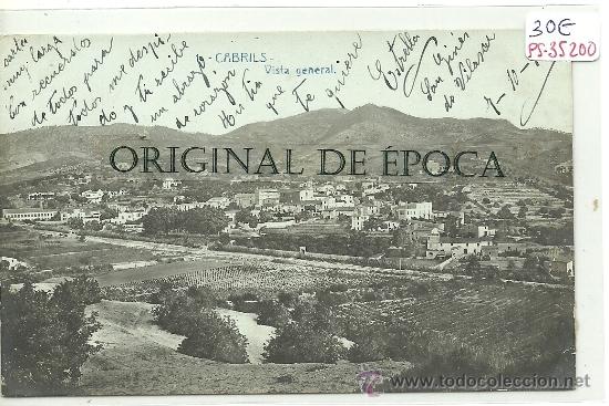 Postcards: (PS-35200)POSTAL FOTOGRAFICA DE CABRILS-VISTA GENERAL