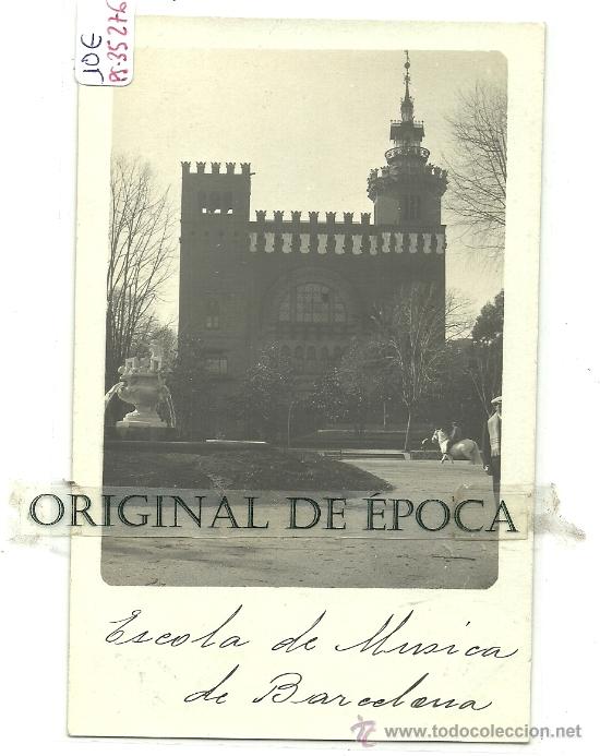 Postales: (PS-35276)POSTAL FOTOGRAFICA DE BARCELONA-ESCOLA DE MUSICA